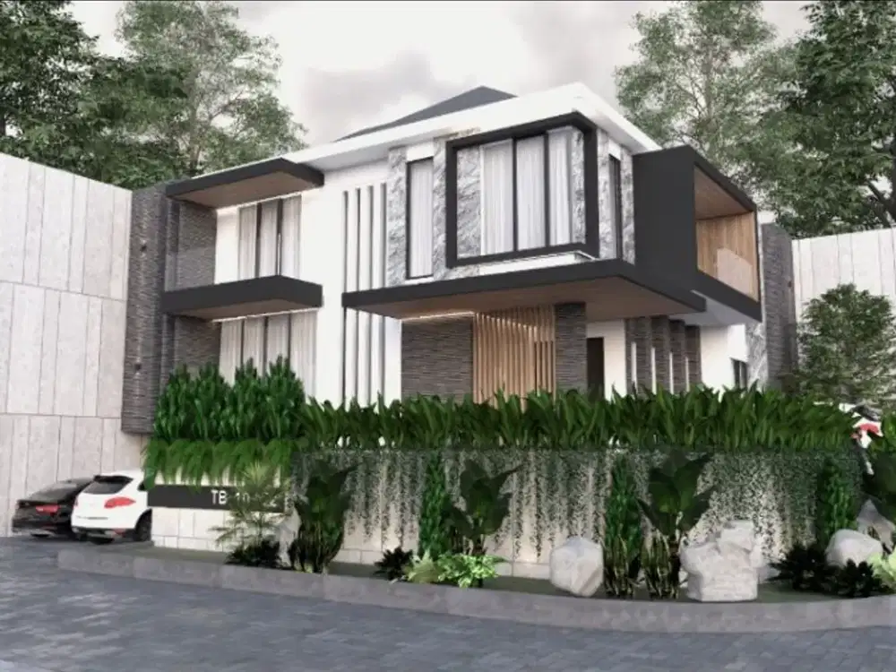 Jual rumah 2,5lantai citraland Raffles Garden  Modern Minimalist