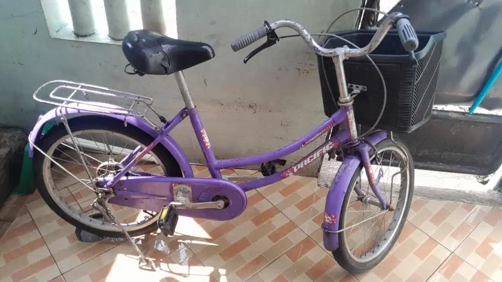Sepeda Anak Perempuan Pacific Ungu Ban Belakang Baru Rp350rb Bekasi