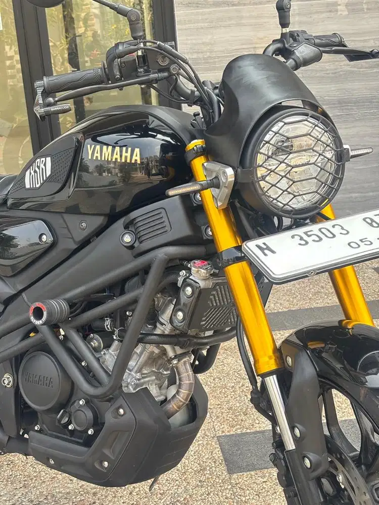 Retro Modern Yamaha XSR 155 VVa th 2024 Odo 2rb Plat N Koko Motor