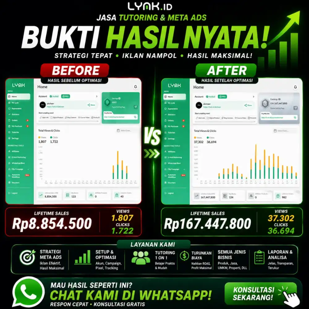 Jasa & Tutoring Meta Ads Mulai 100 Ribu | Online & Offline Bintaro