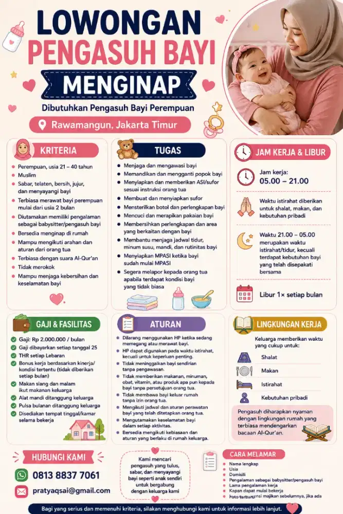 Pengasuh bayi newborn