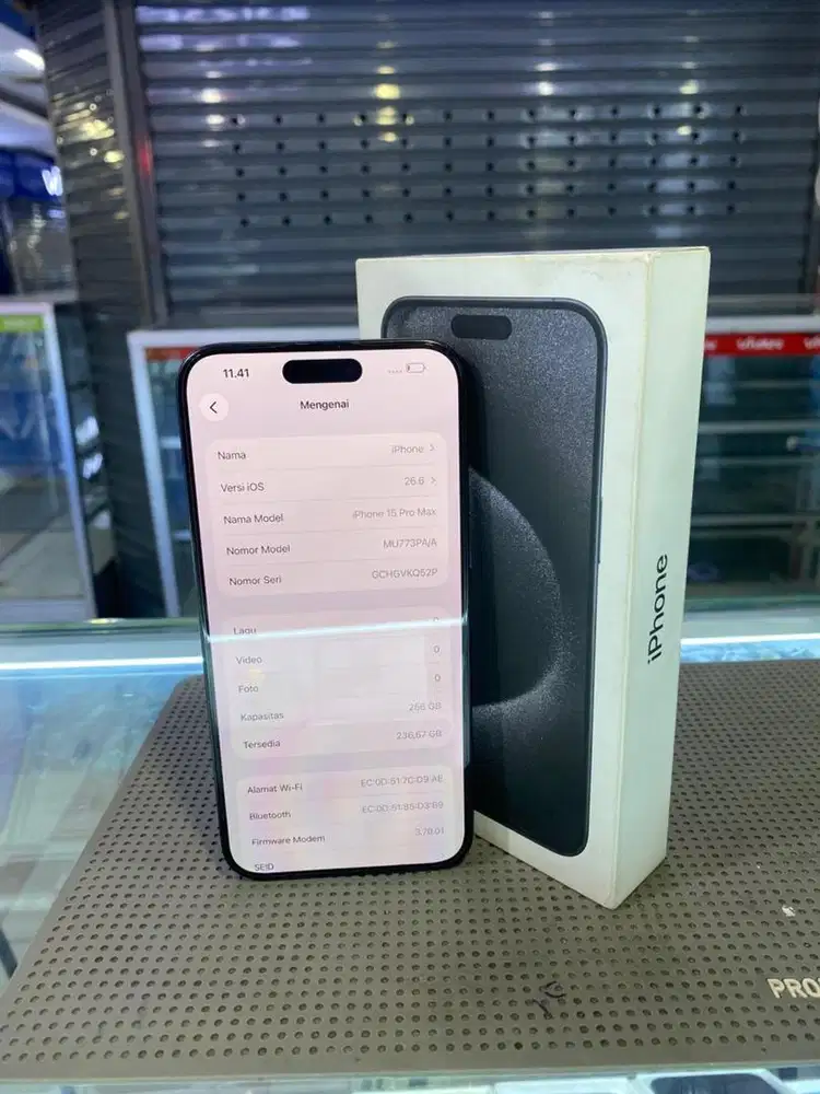 Iphone 15 promax 256 gb ibox fullset ori
