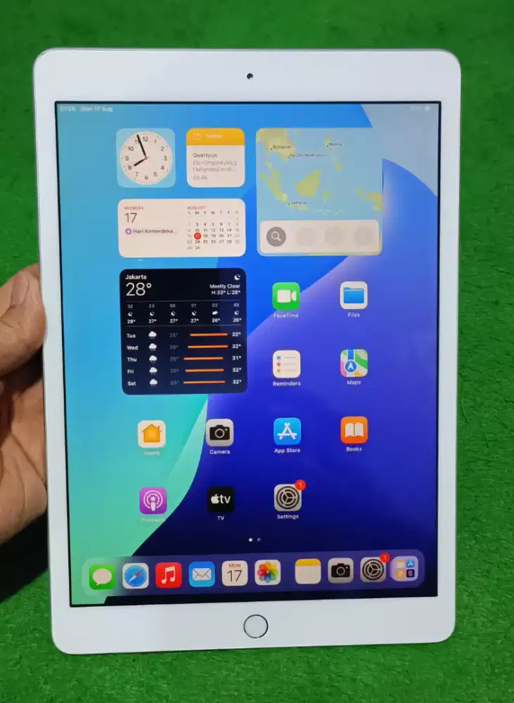 Apple iPad 7 128 GB Silver Wifi only Murah