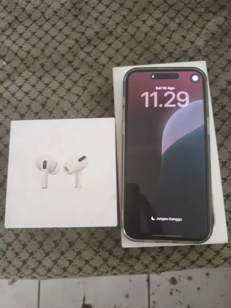 iphone 15 promax 256 (IBOX) + airpods gen 2