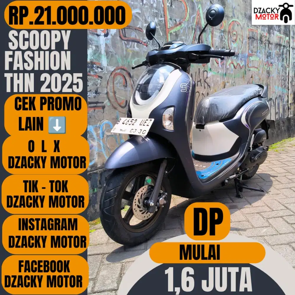 SCOOPY FASHION 2025 SECOND LIKE' NEW