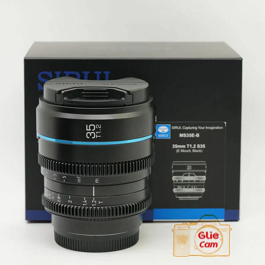 Sirui Night Walker 35mm T1.2 S35 Cine Lens E-Mount Black