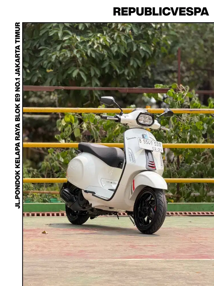 TERMURAH  VESPA SPRINT S150 IGET ABS LED NEW MODEL THN 2025 WHIITE