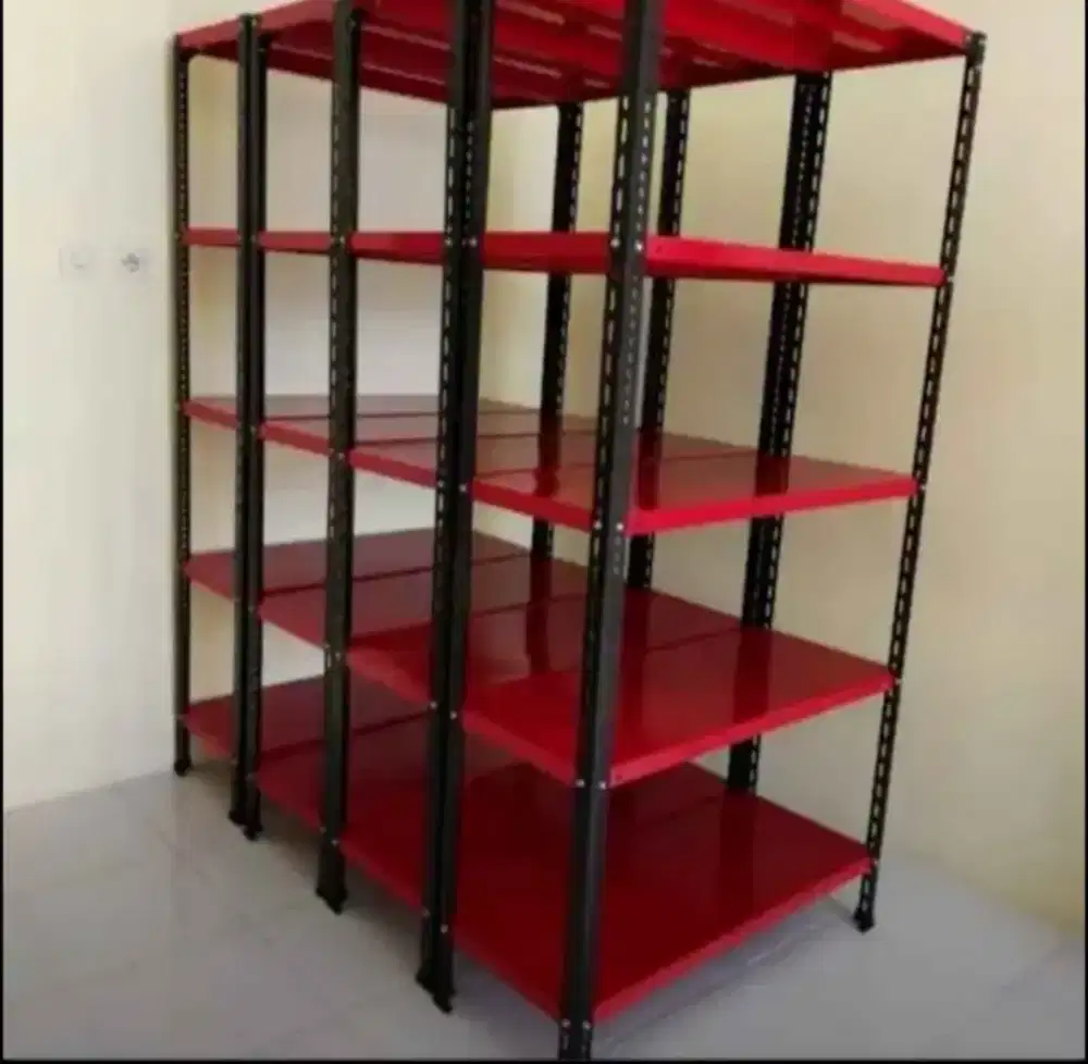 Dijual rak siku 5 ambalan ukuran 40 x 100 x 200