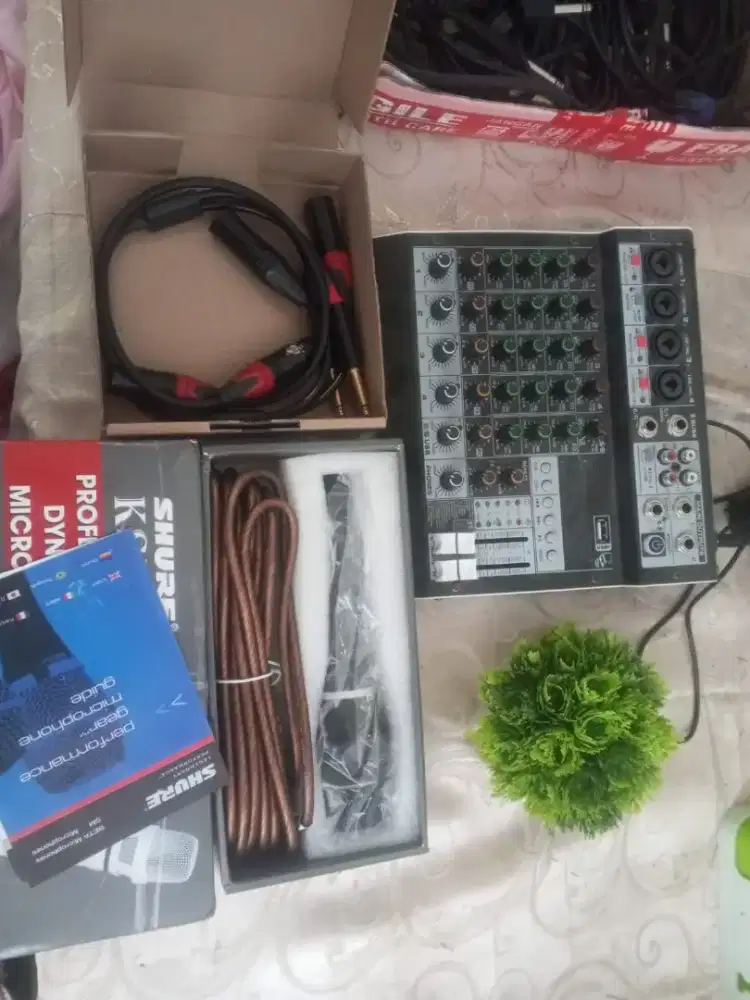 Mixer dan mic shure KSM6