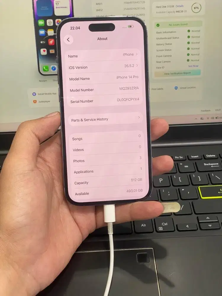Iphone 14 pro 512(beacukai)