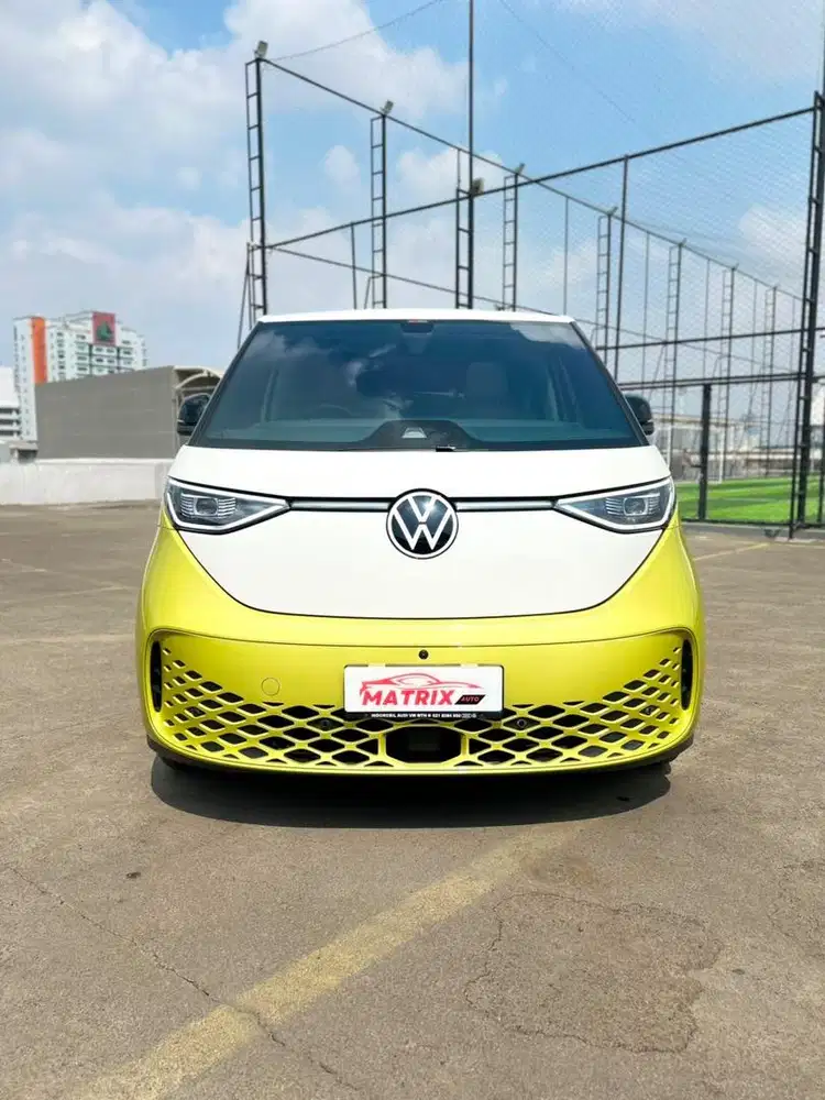 VW ID BUZZ LWB Atpm Nik 2025 Yellow on white Siap pakai