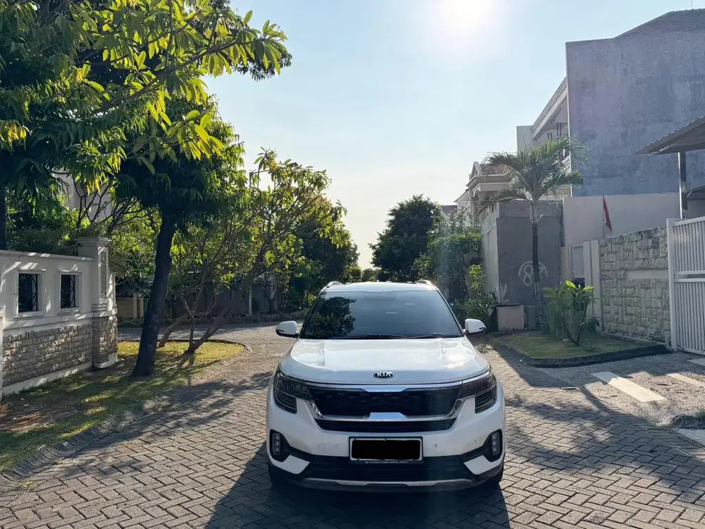 Kia Seltos 1.4 EX Plus Matic 2021 Putih All New Plat L