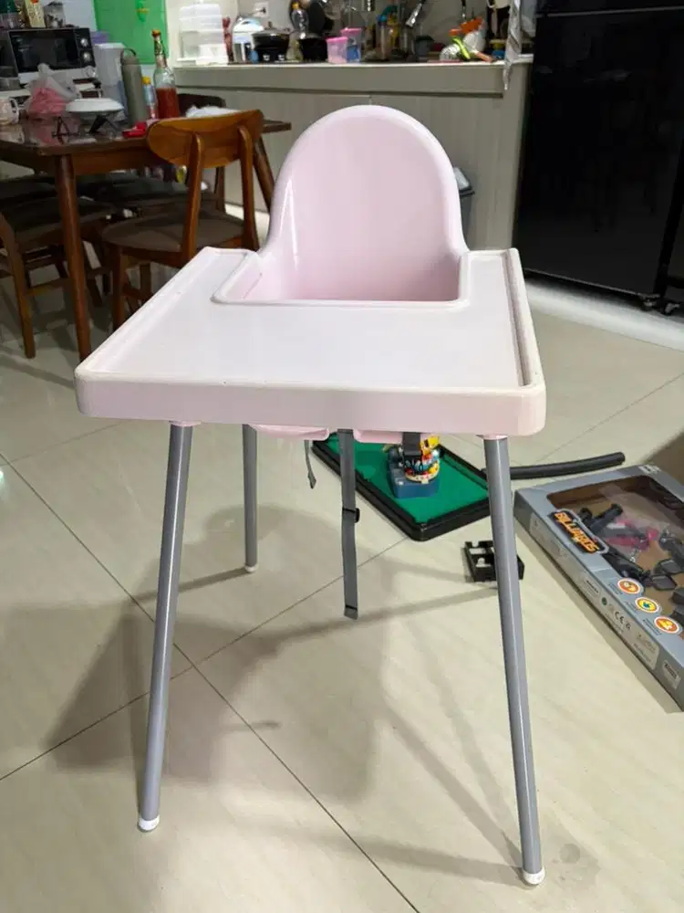 BABY CHAIR IKEA ANTILOP PINK kondisi 90% Like new
