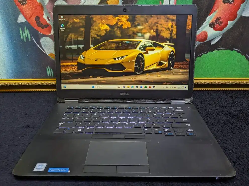 Laptop Dell Latitude E7470 Core i7 Gen 6 8/256 Backlit Siap Pakai