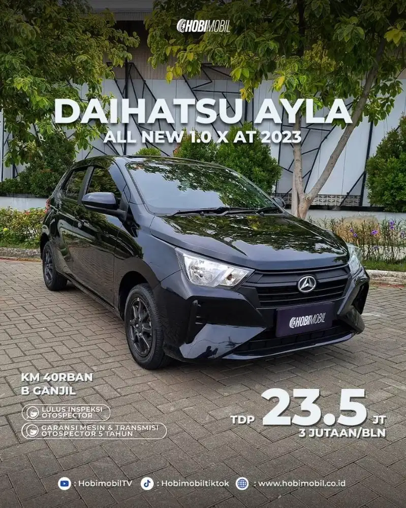 All New Ayla X 1.0 AT 2023