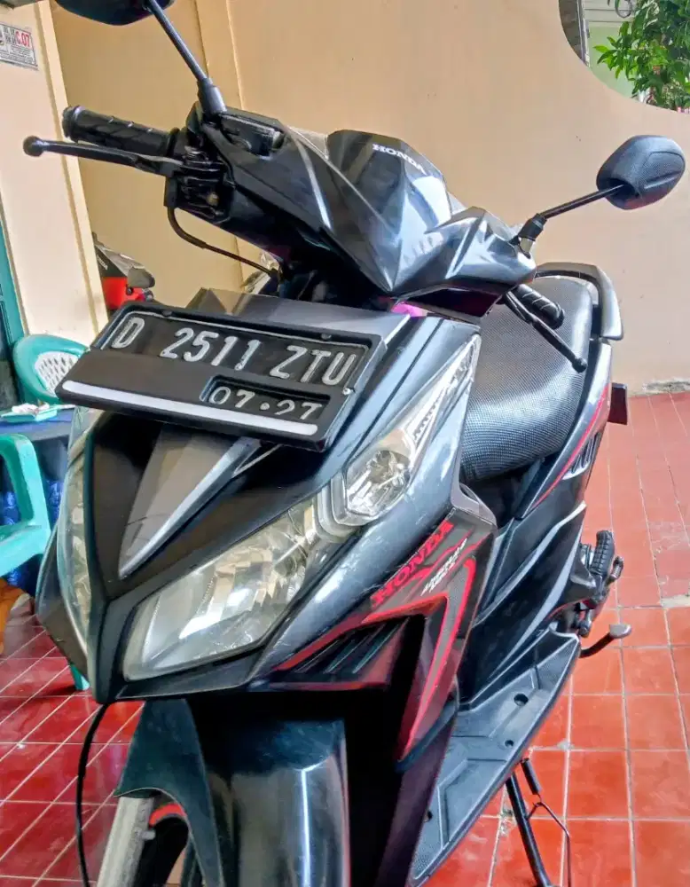 Honda Vario Techno 2010 Hitam Silver ori mulus siap pakai