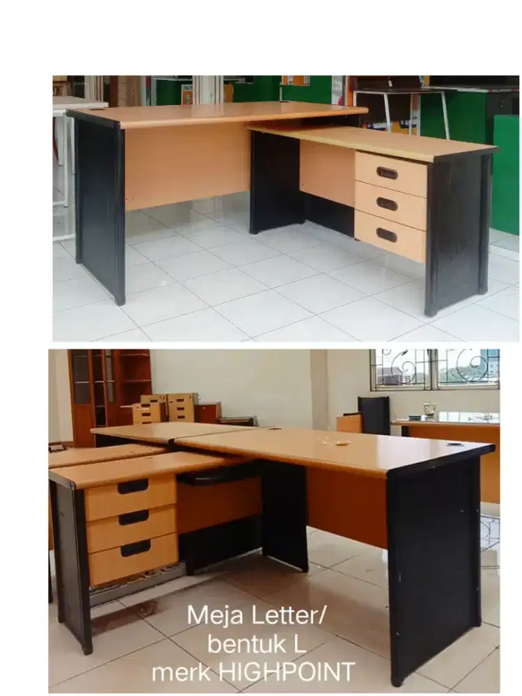 Meja Kerja Bentuk/Letter L