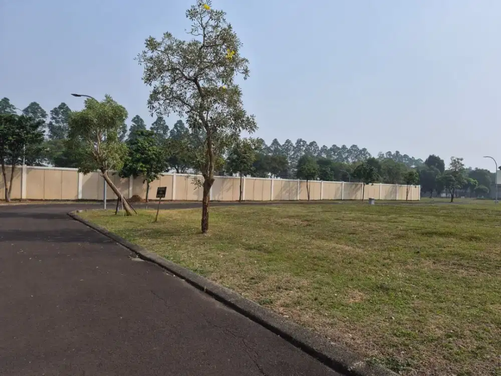 Dijual Kavling Hoek di Suvarna Cluster Alam LT 452 M2 Siap Dibangun