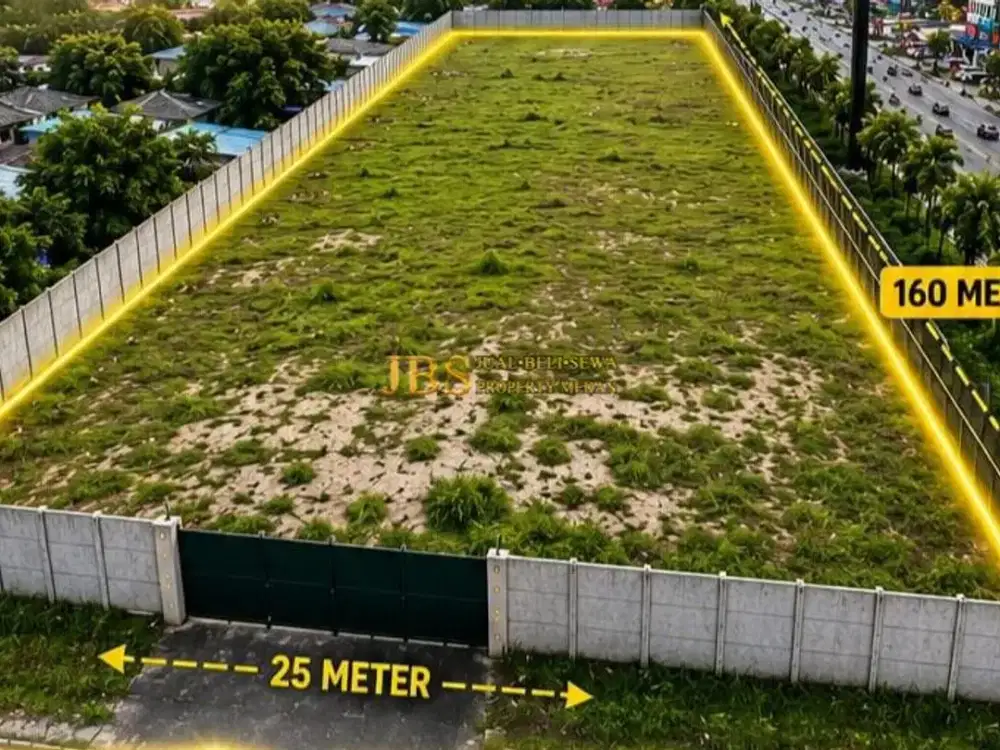 Dijual Tanah di Jalan Soekarno Hatta (Tengkerang Barat), Riau