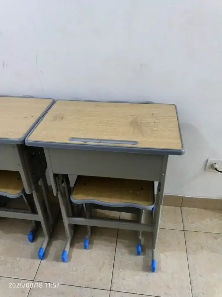 JUAL SET MEJA KURSI SEKOLAH - SECOND