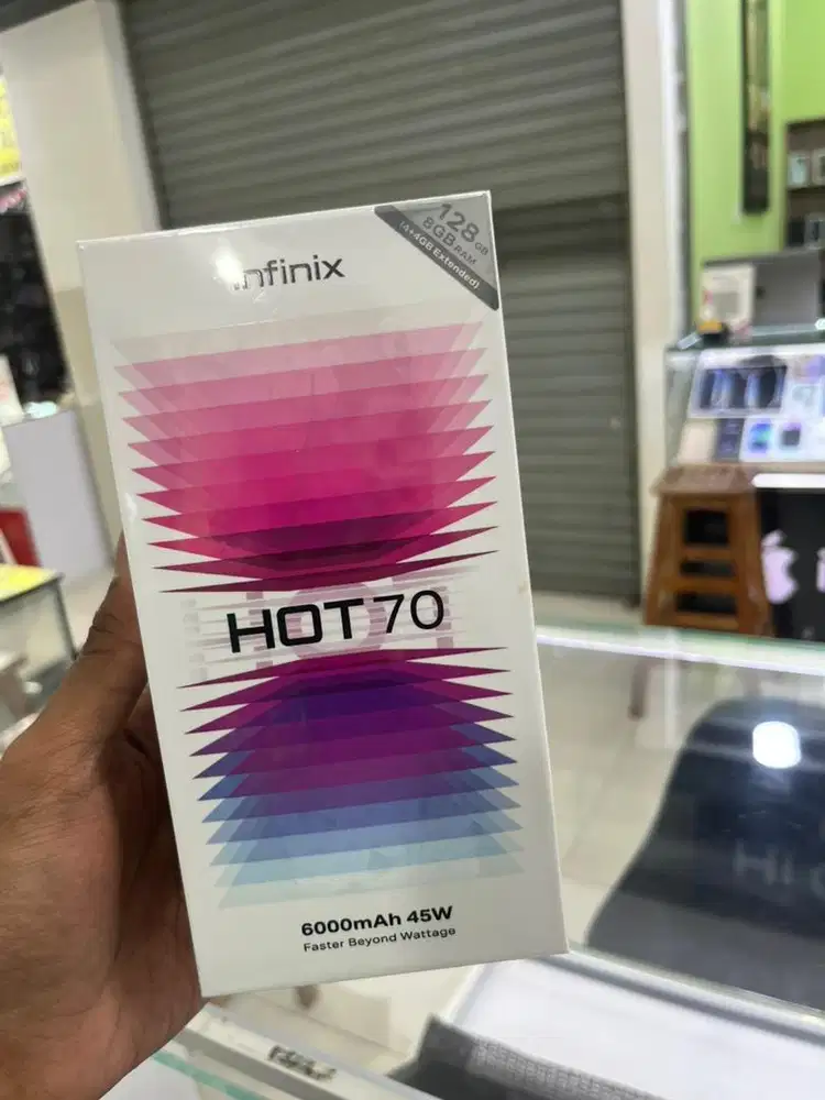cash kredit Infinix Hot 70 4/128GB proses cepat promo free 2x cicilan
