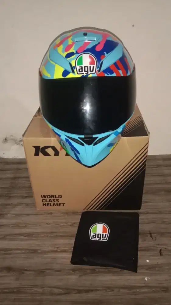 Helm AGV K3SV Misano Hand 100% Original, SNI