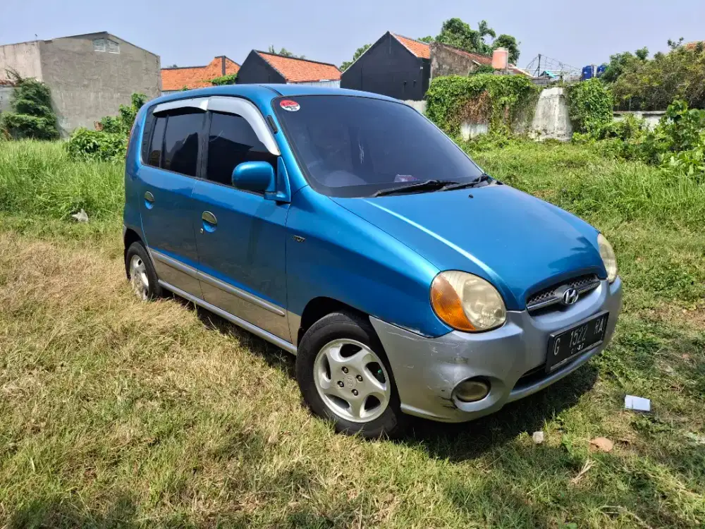 Hyundai Atoz GLS 2005 biru abu kondisi terawat