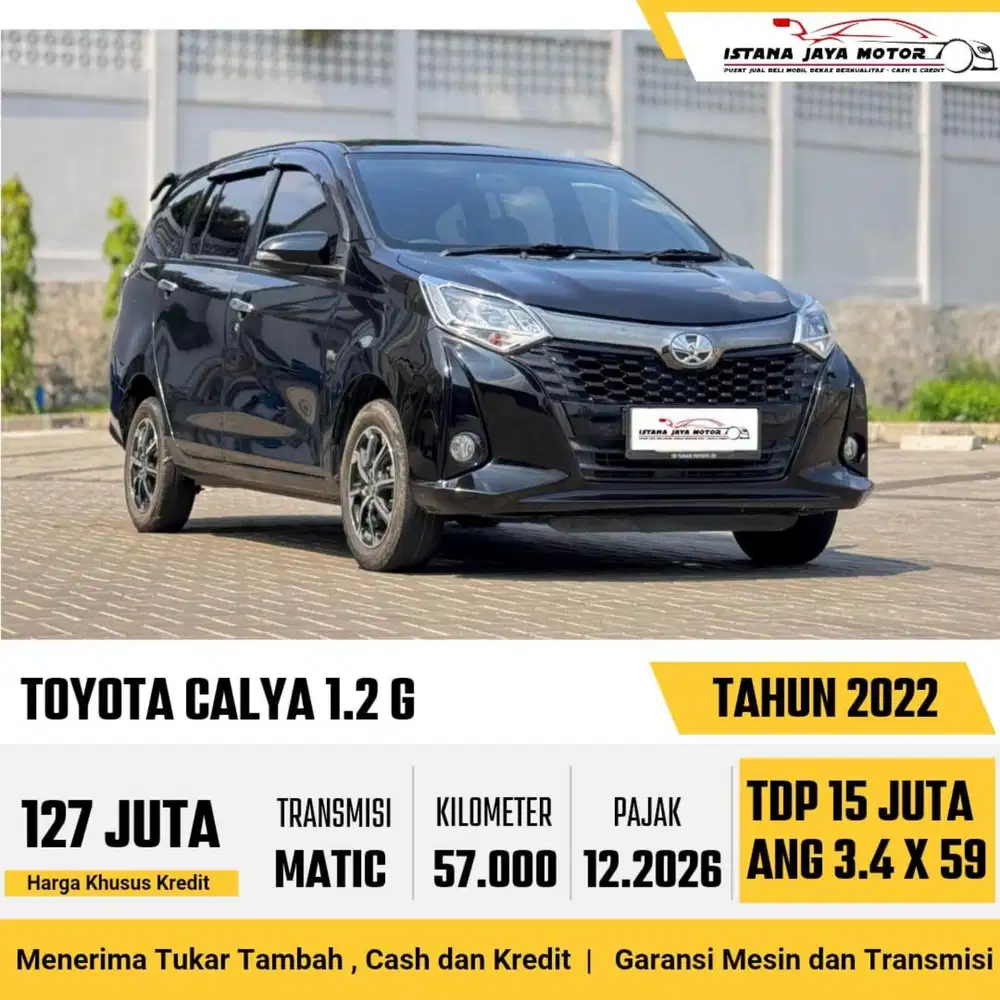 Toyota Calya G AT th 2022 #istana jaya motor