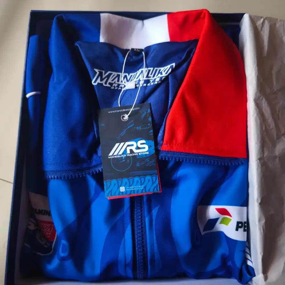JAKET PERTAMINA MANDALIKA RACING TEAM MOTO GP MANDALIKA PREMIUM