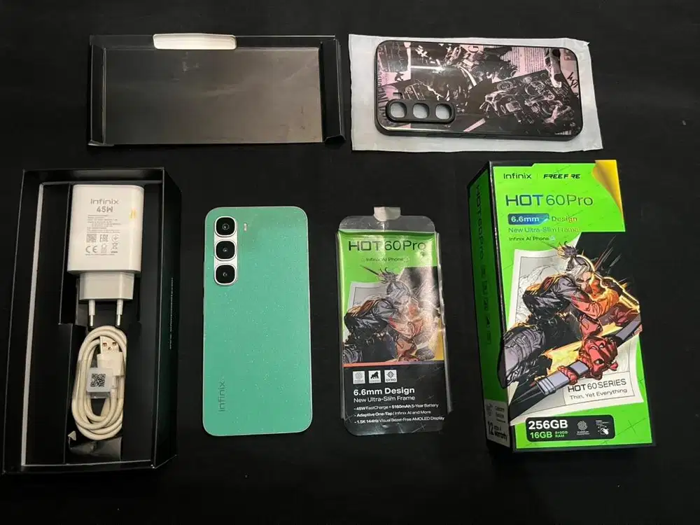 INFINIX HOT 60 PRO 8/256 99% MULUS LIKE NEW GARANSI ON PANJANG LANGKAH