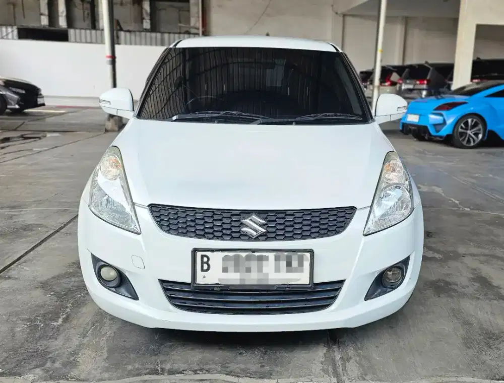 Suzuki Swift GX Manual MT 2015 Putih Siap Pakai Pajak Panjang Gress