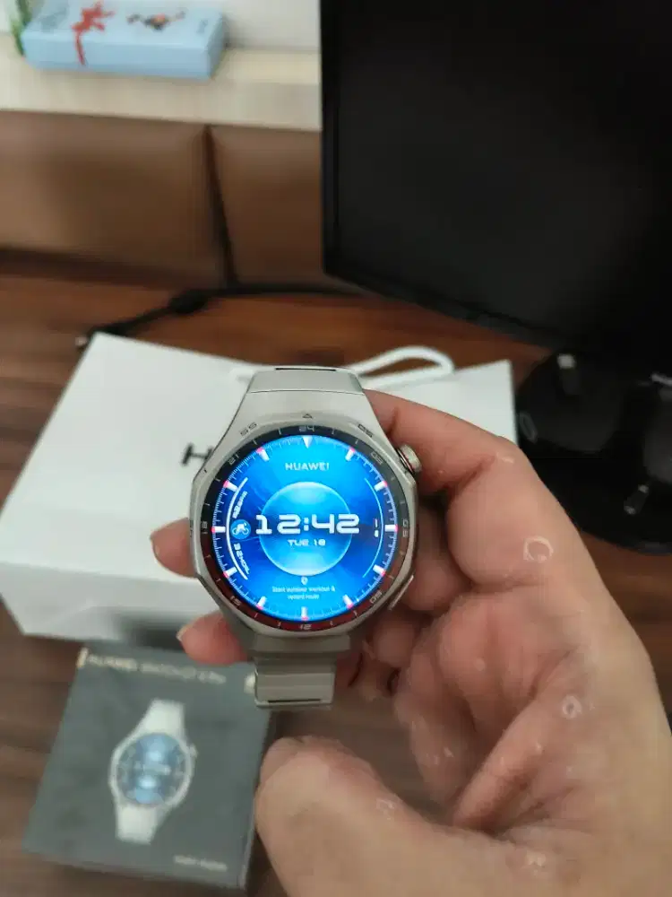 JUAL BU Huawei Watch GT 6 Pro 46mm Titanium – Fullset Original, Mulusi