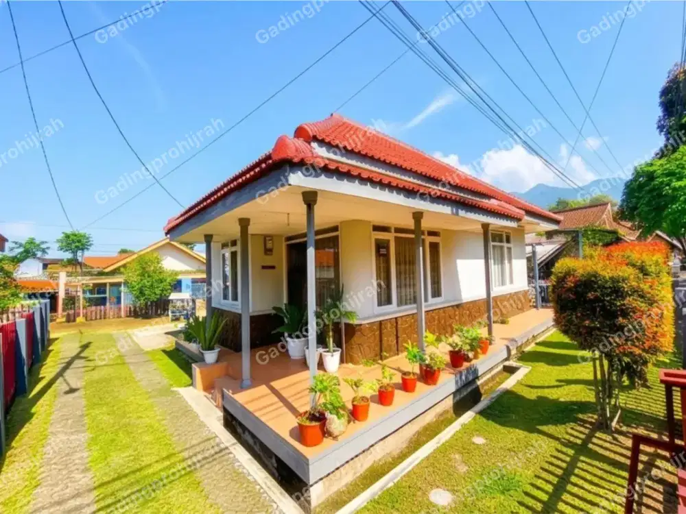 Dijual Rumah Pinggir Jalan Udara Pegunungan Kolonel Masturi, Cisarua