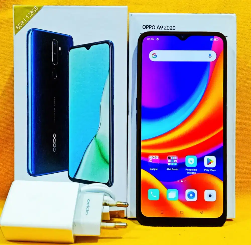 OPPO A9 8+5GB/128GB LENGKAP ORI