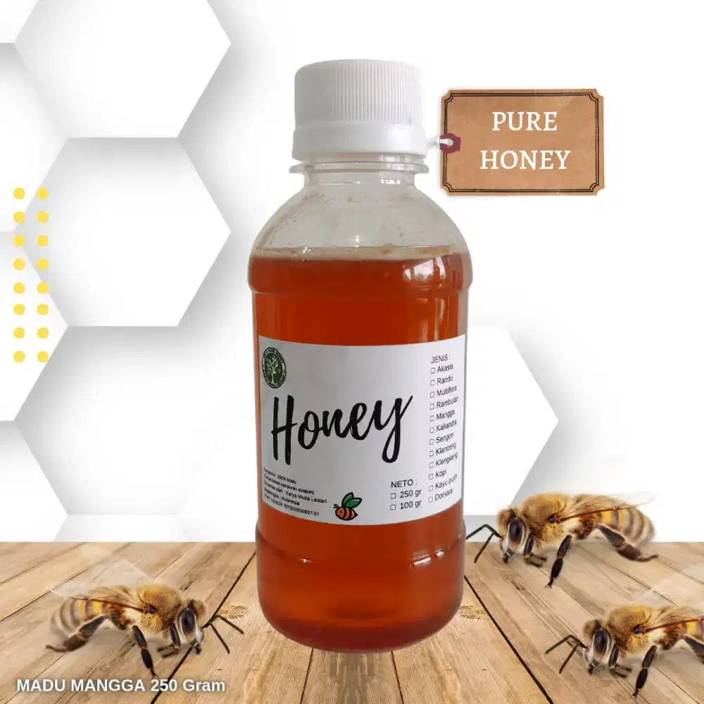 Raw honey madu murni 100%