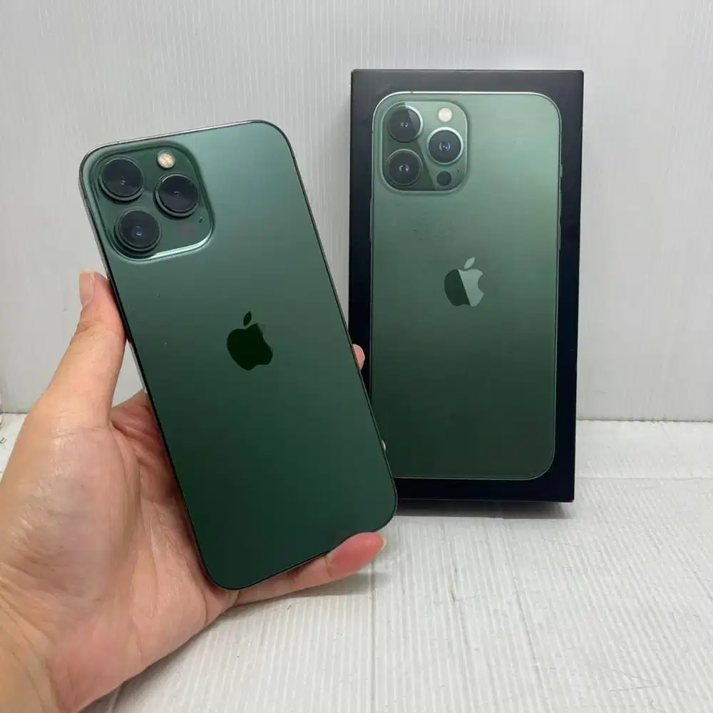 SALE IPHONE 13 PRO MAX 128GB GREEN RESMI FULLSET ORIGINAL DIGIMAP  NO