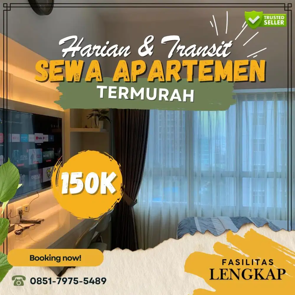 Sewa Apartemen Treepark Serpong BSD Harian/Transit Termurah Tangerang