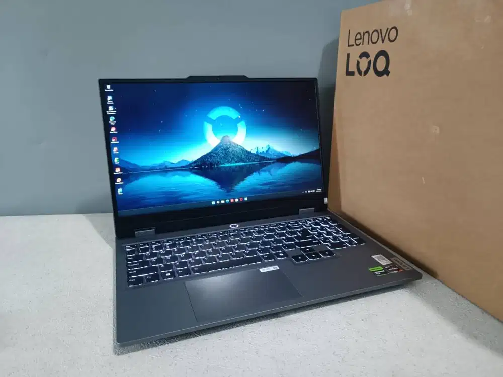 LENOVO LOQ Ryzen 7 RTX 4060 Garansi samapi 2027 HARGA MIRING, SIAP TEM