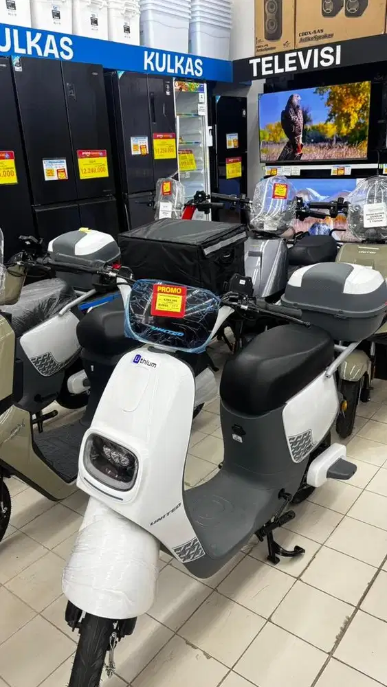 KREDIT SEPEDA LISTRIK BISA , SYARAT HANYA KTP