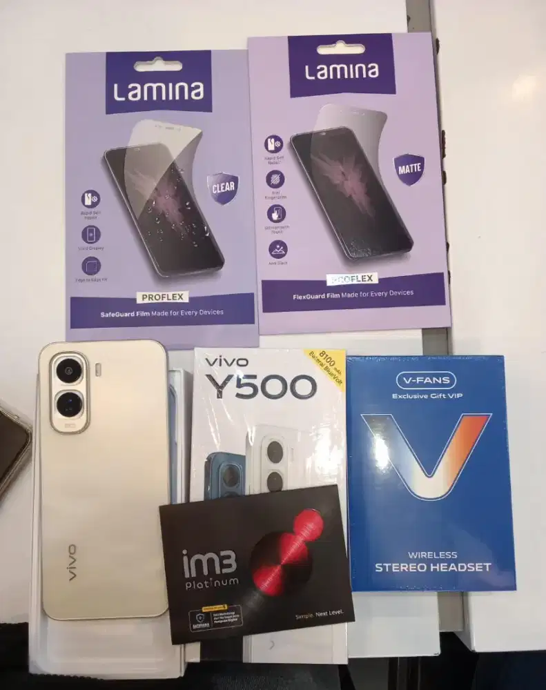 Y500 modal KTP aja udah free case, antigores, kuota & TWS!!!
