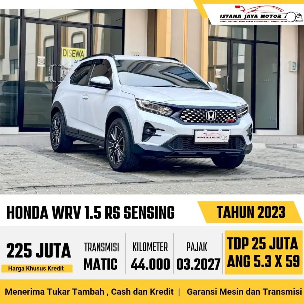 Honda WRV RS Sensing CVT AT th 2023 #istana jaya motor