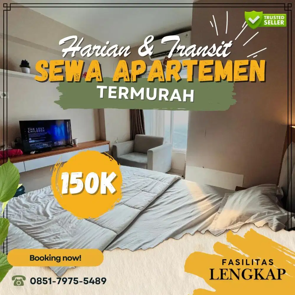 Sewa Apartemen Treepark City Tangerang Harian/Transit Termurah
