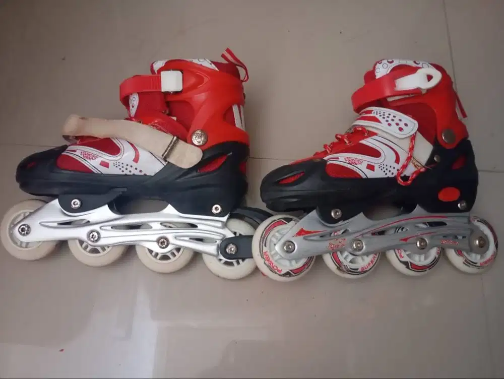 Sepatu roda anak inline skate power superb ukuran 35 - 38