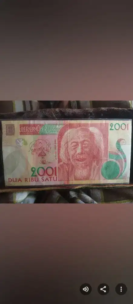 Uang test note Affandy