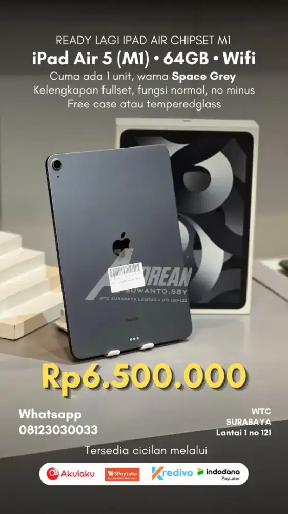 ipad air 5(M1) 64gb wifi