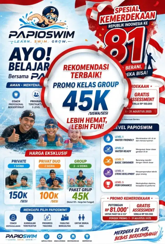 Les Renang Privat dan grub