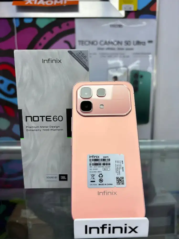Infinix note 60 segell  garansi resmi ram 16/256 spek terbaikk