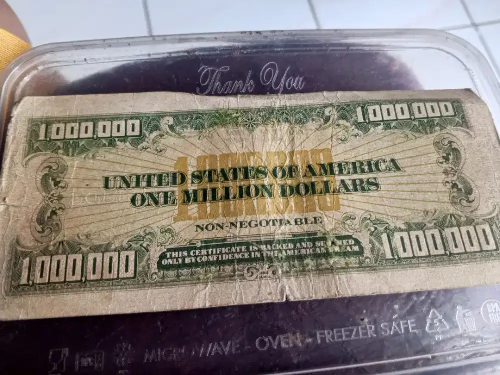 Uang 1jt dollar colector
