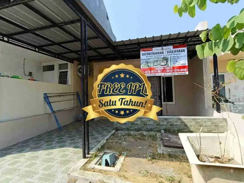Disewakan Rumah Furnished 2 KT Grand Taruma Karawang - Depan Mesjid Al Huda