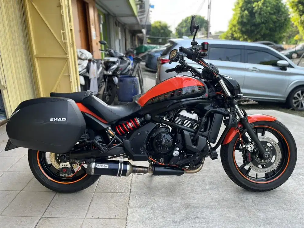 KAWASAKI VULCAN 650 ABS BREMBO ARROW 2018 ORANGE FULL PAPER HEDON MODS